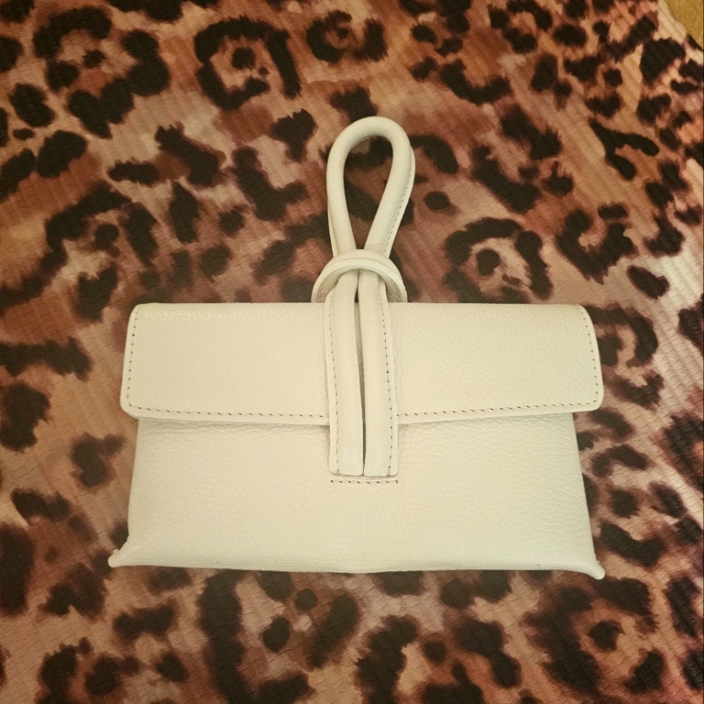 White Clutch Purse
